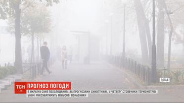 Холодный антициклон из Исландии надвигается на Украину