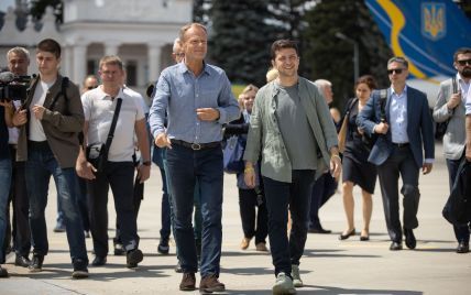 Зеленский и Туск обсудили результаты саммита G7 и возможный возврат РФ
