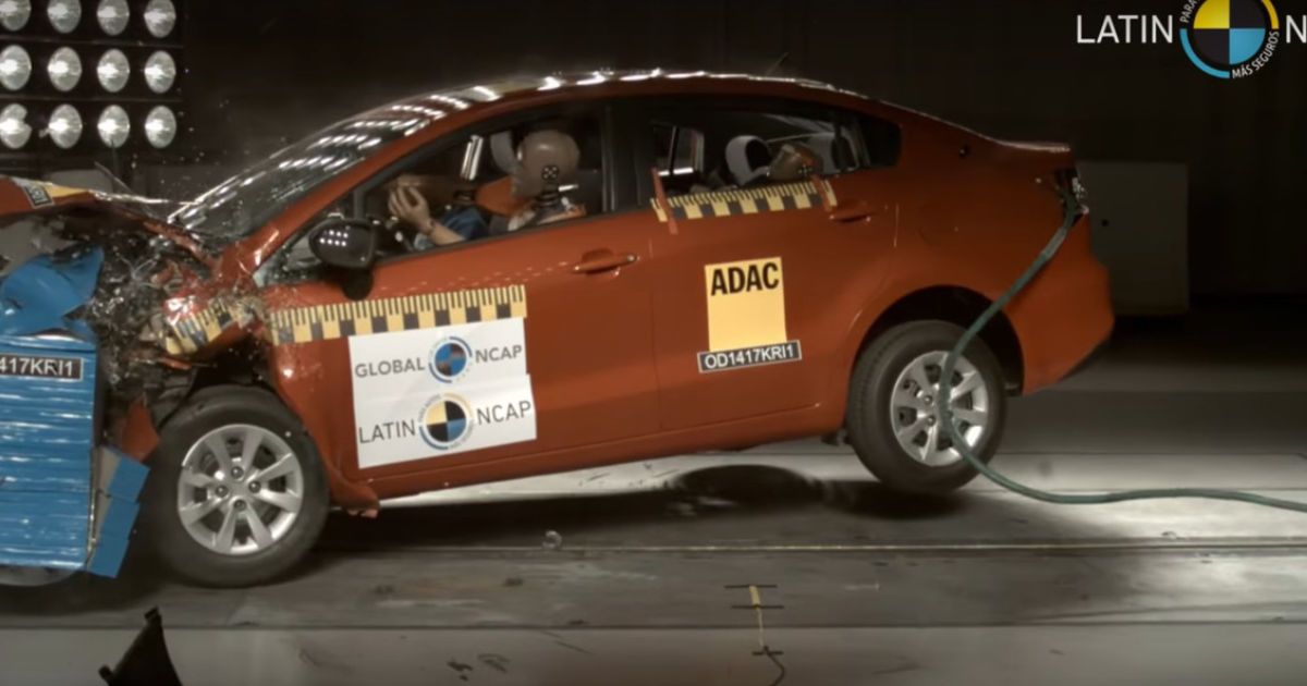 Kіа Rio провалил краш-тест Latin NCAP
