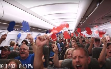 Американская авиакомпания подарила бесплатные билеты более сотни пассажиров (видео)
