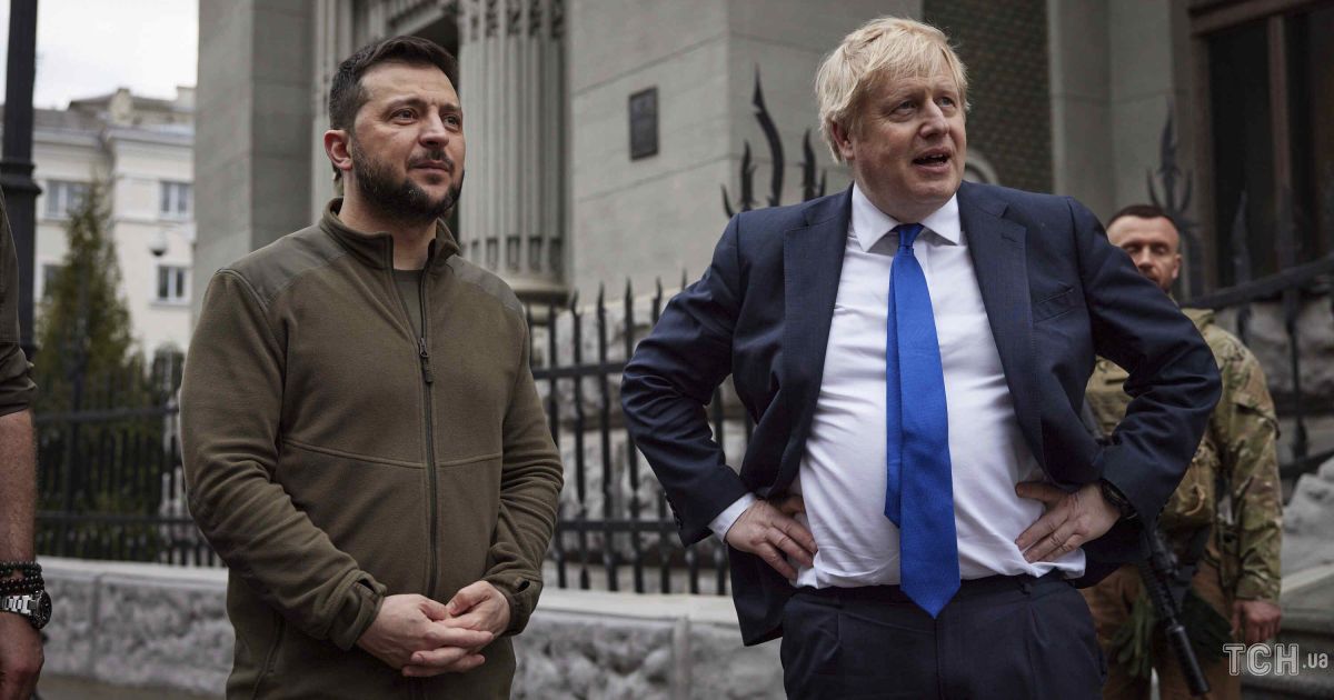 Владимир Зеленский и Борис Джонсон