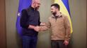 Президент Євроради Шарль Мішель та прзидент України Володимир Зеленський