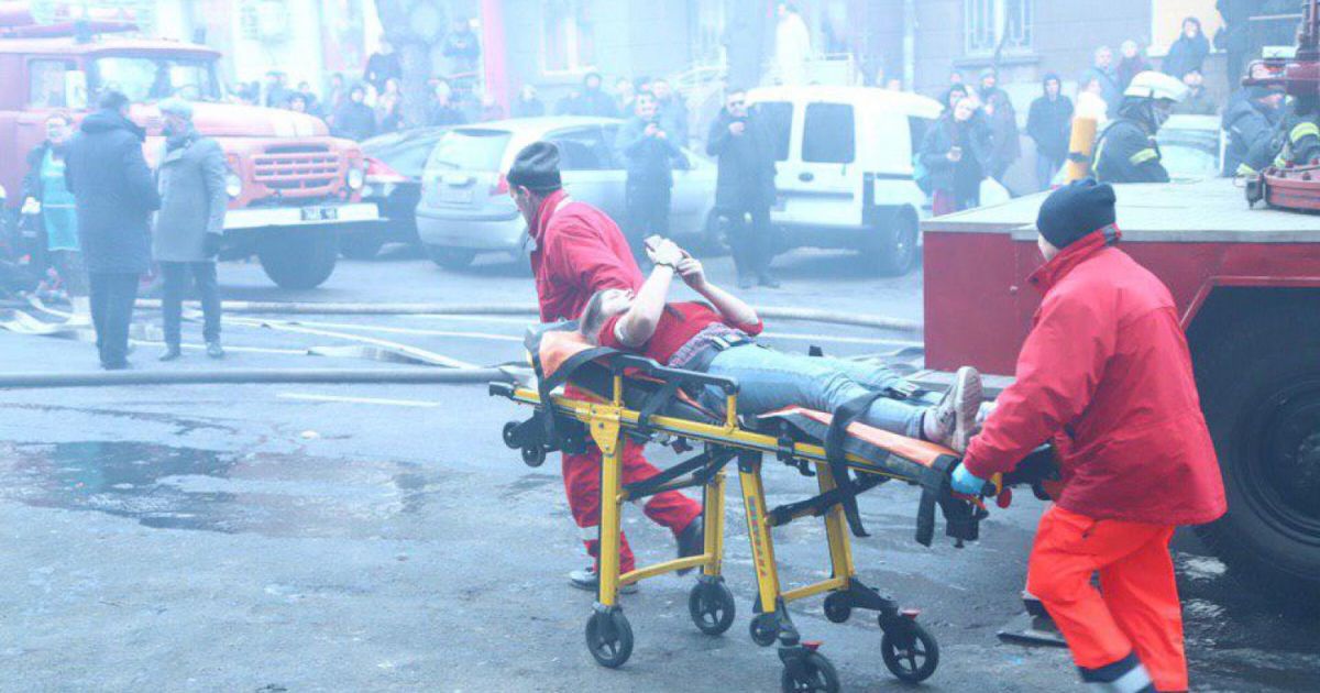 Пожежа у одеському коледжі_3 / © Думская
