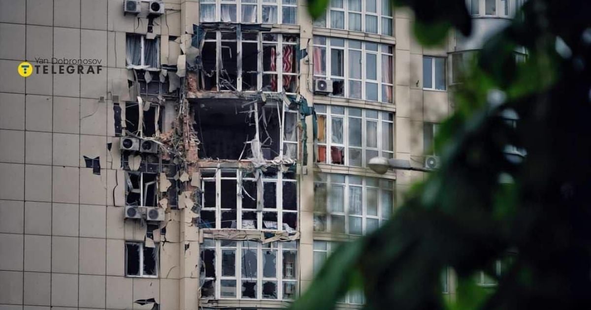 Фото последствий атаки российскими дронами по Киевщине в ночь на 8 мая/Фото: Ян Доброносов