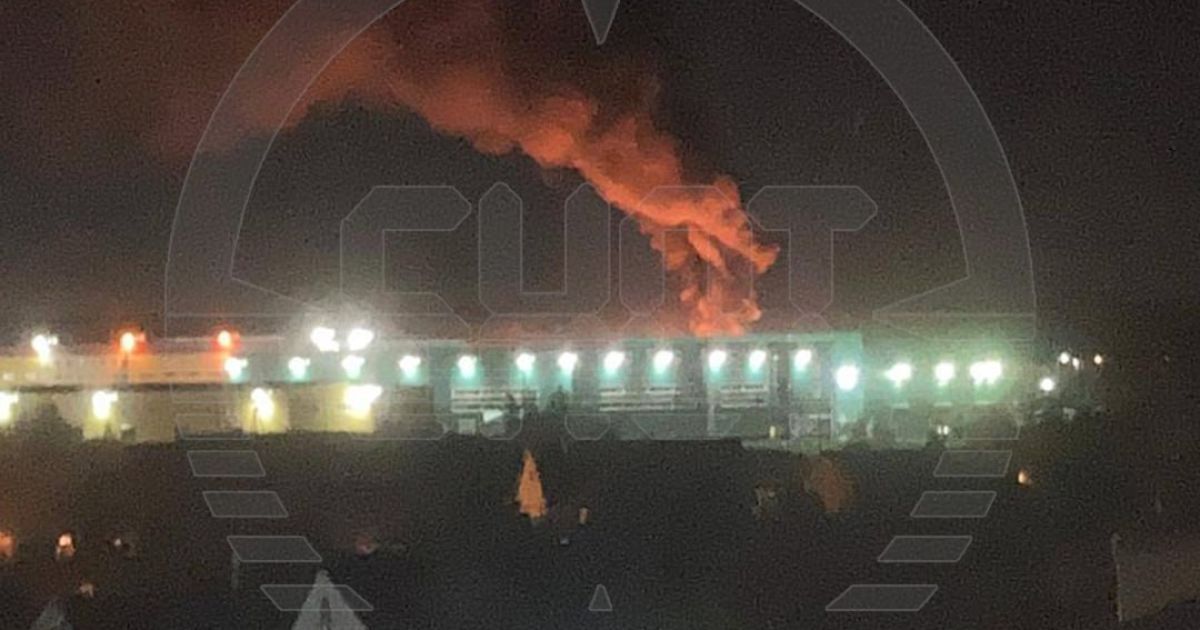 Палає склад із продажу технічних та медичних газових балонів