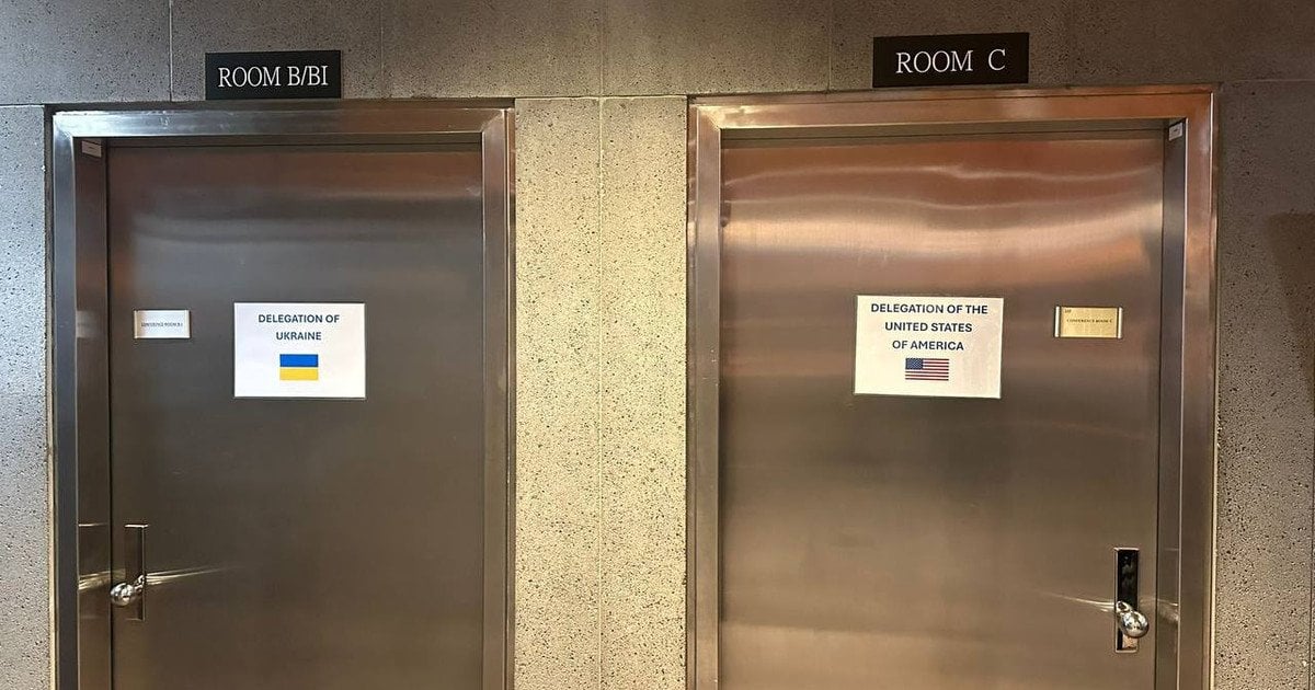 Кімнати делегацій України та США на переговорах у Женеві
