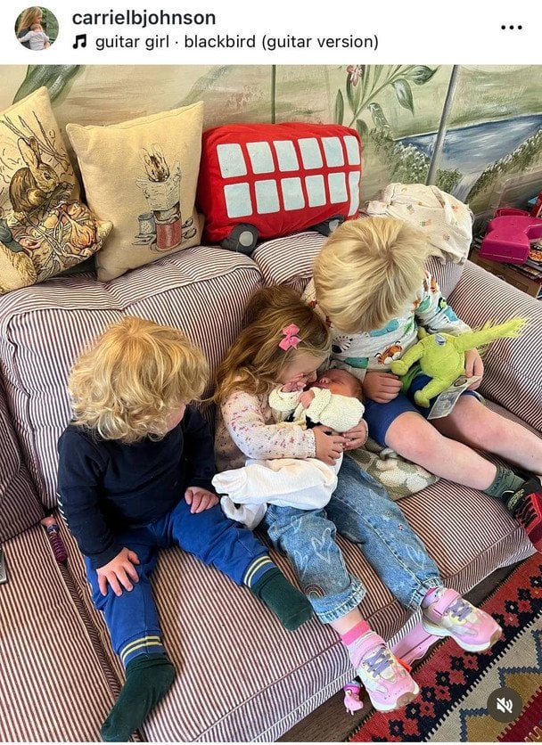Дети Кэрри и Бориса Джонсона / © Instagram Кэрри Джонсон