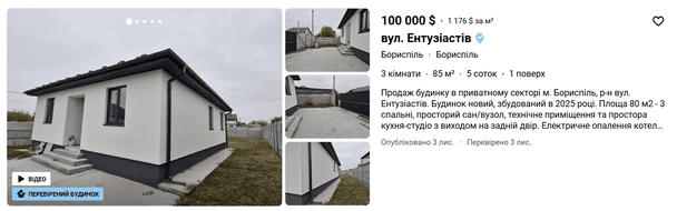 Скільки коштує купити будинок на Київщині