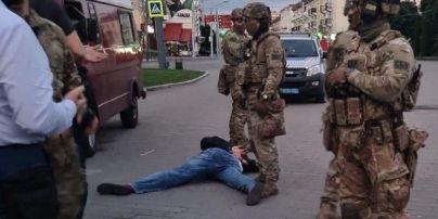 Появились видео задержания луцкого террориста