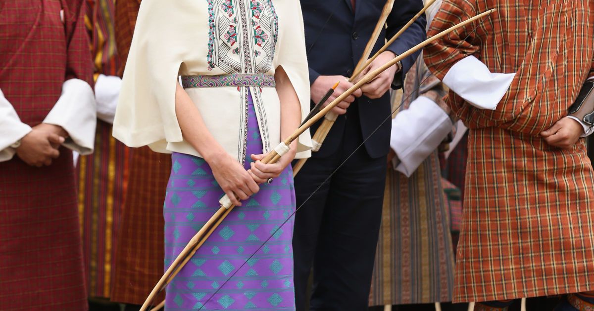 Герцогиня Кембриджская и принц Ульям в Бутане