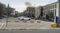 Атака дроном по зданию ФСБ в Белгороде/Фото: российские телеграм-каналы