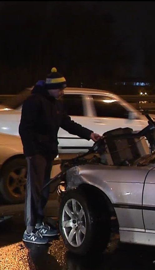 В Киеве произошла авария с участием четырех авто
