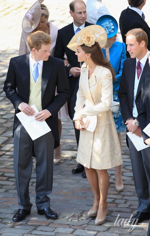 Кембриджи и принц Гарри на свадьбе Зары и Майка Тиндолла / © Getty Images