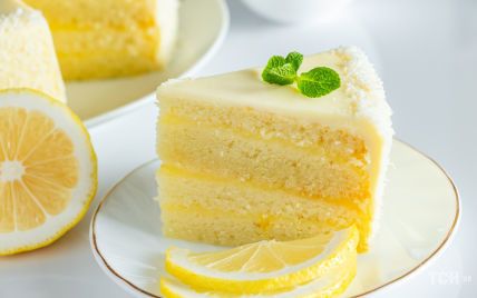 Рецепт восхитительного лимонно-кокосового торта