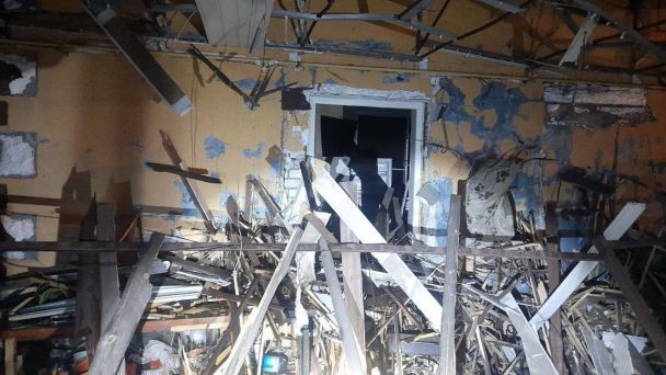Росіяни вночі проти 28 березня вдарили дронами по місту Запоріжжя.