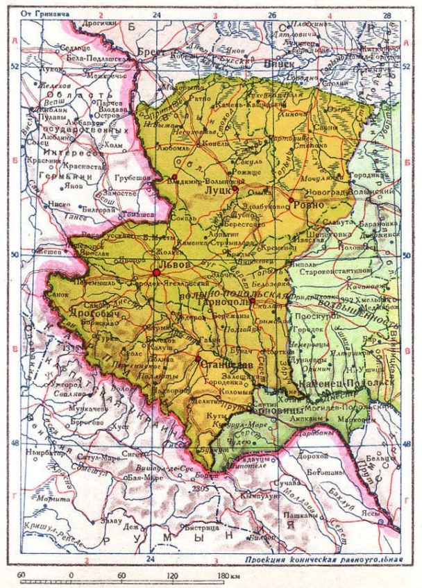 Територія Чернівецької області станом на 1940 рік була дещо більшою / ©