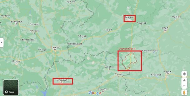 Скриншот из Google.Maps
