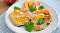 Сырники с персиками