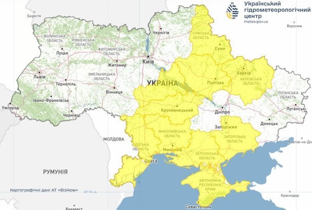 Жителів кількох регіонів України попереджають про туман / © Укргідрометцентр