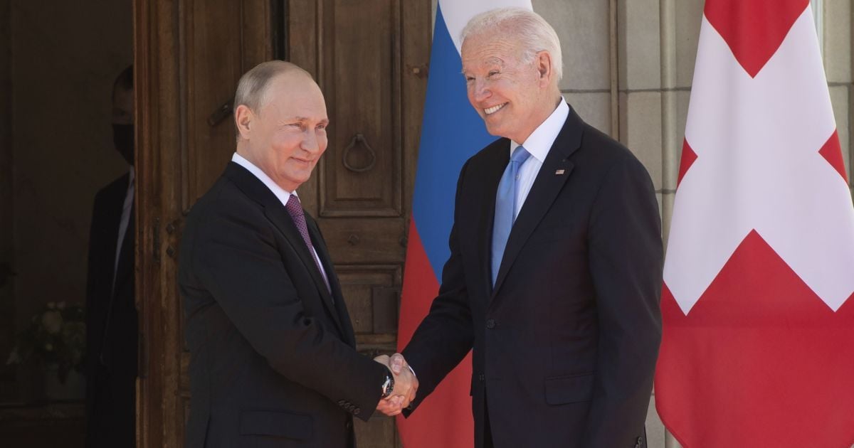 Джо Байден та Володимир Путін