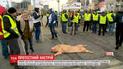 Польские фермеры в Варшаве устроили акцию протеста