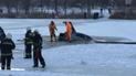 В Полтаве в реку Ворскла провалился автомобиль