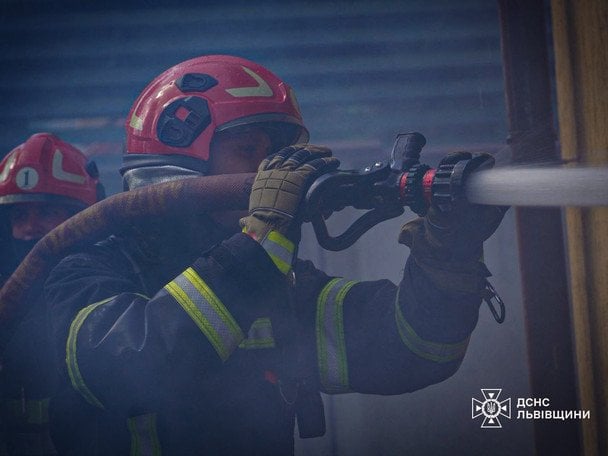 Пожар во Львовской области