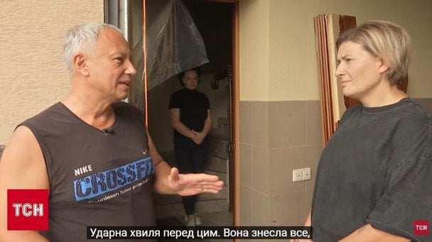 Чоловік дивом урятувався у підвалі, а рояль пережив потужний вибух Фото: скрін відео ТСН
