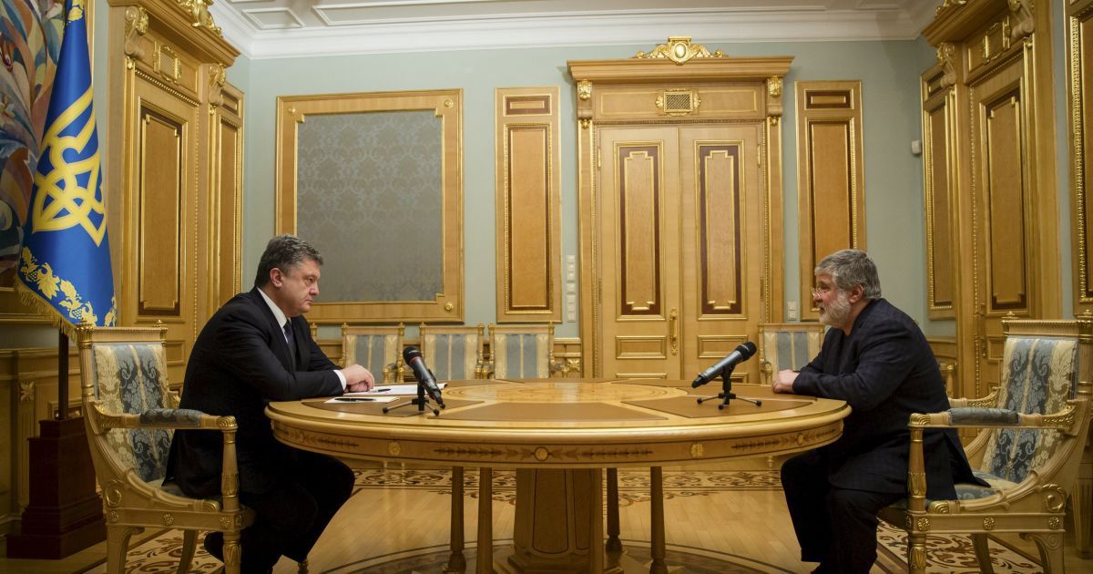 Петро Порошенко та Ігор Коломойський