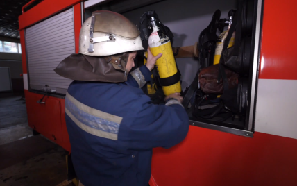 Во Львове загорелась шахта лифта в девятиэтажке