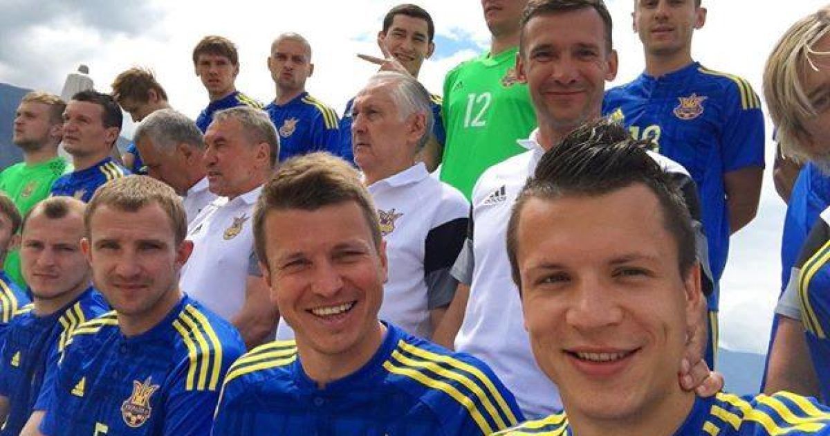 Игроки сборной Украины