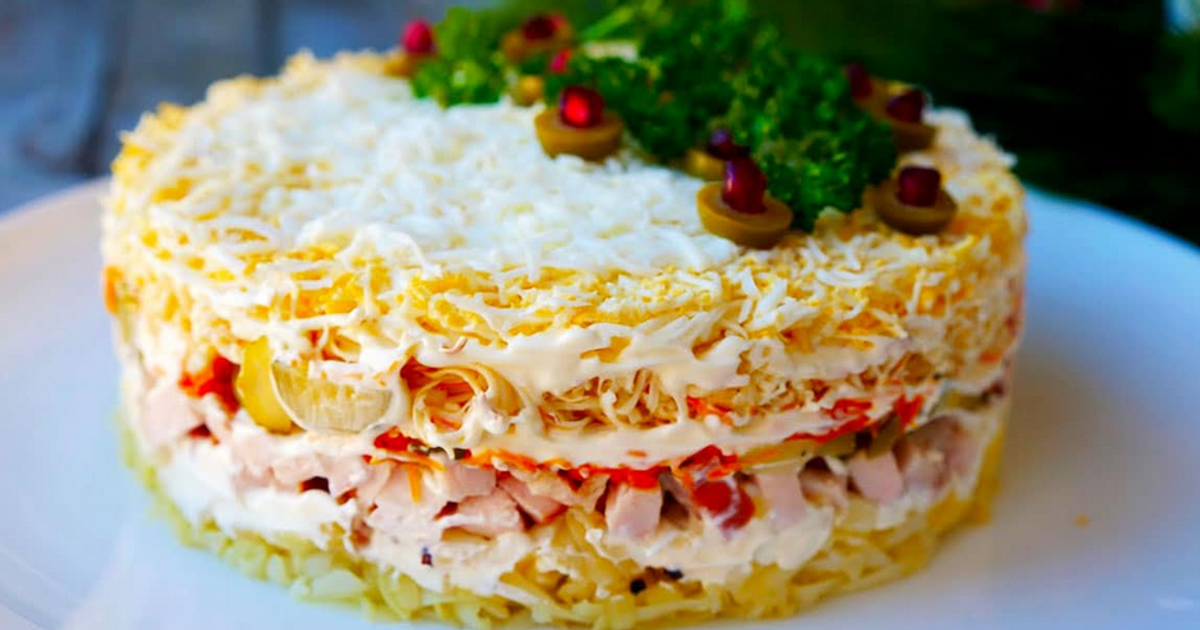 Салат "Софія": рецепт (фото з сайту "Господинька")