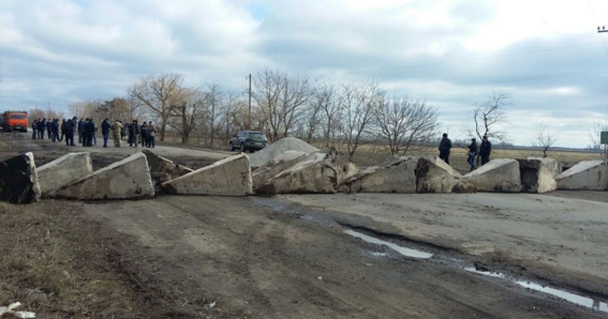 перекрили трасу Миколаївщина_2 / © ГУ Нацполиции в Николаевской области