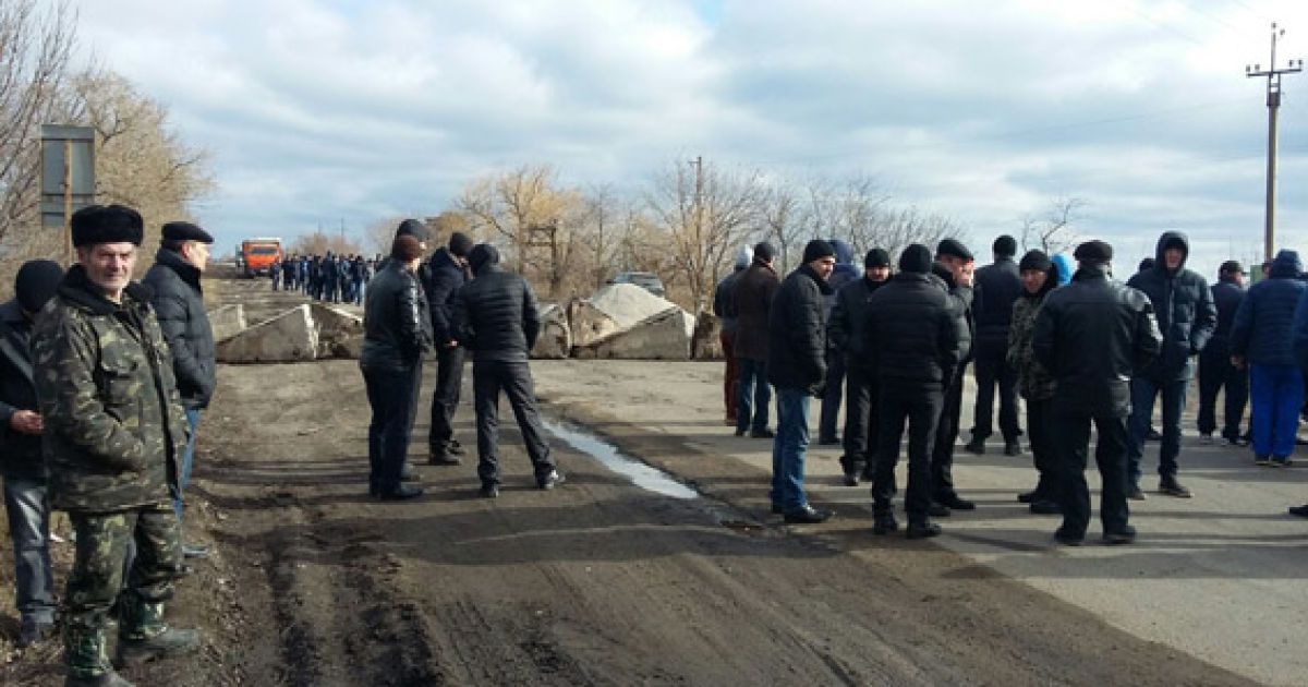 перекрили трасу Миколаївщина_1 / © ГУ Нацполиции в Николаевской области