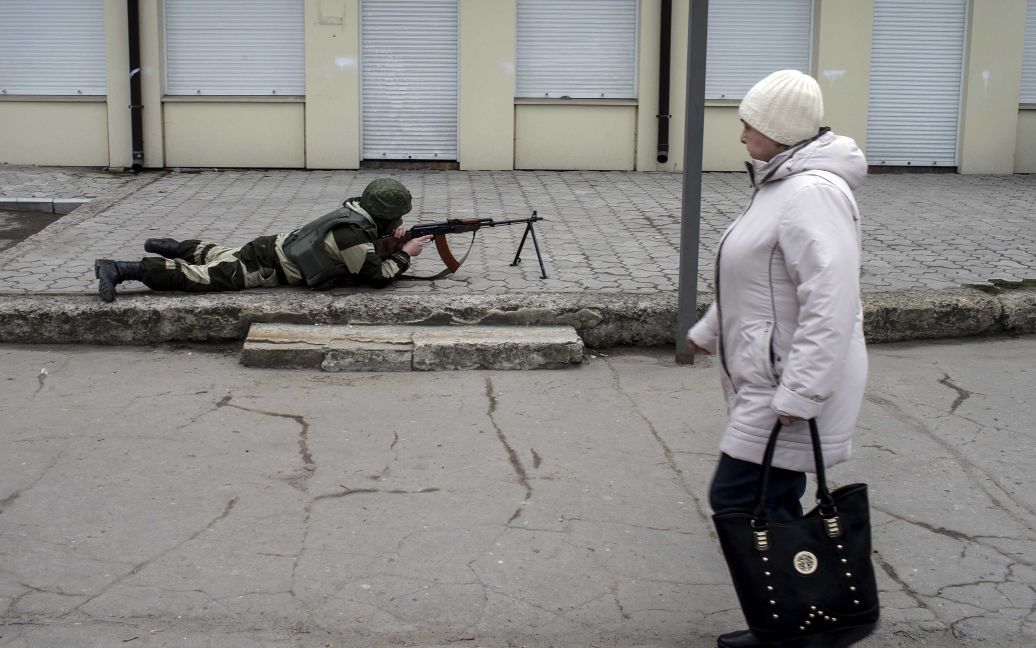 Бойовики влаштували тренування у Донецьку / © Reuters