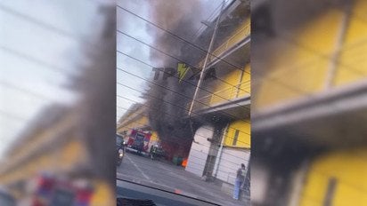 В Киеве произошло возгорание возле ТЦ «Желтый Дрим»