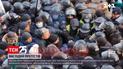 Во время протестов ФЛП под Радой пострадали трое активистов и 18 копов