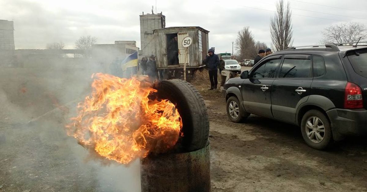 перекрили трасу Миколаївщина_5 / © Facebook/ТУТ.інфо Новий Буг