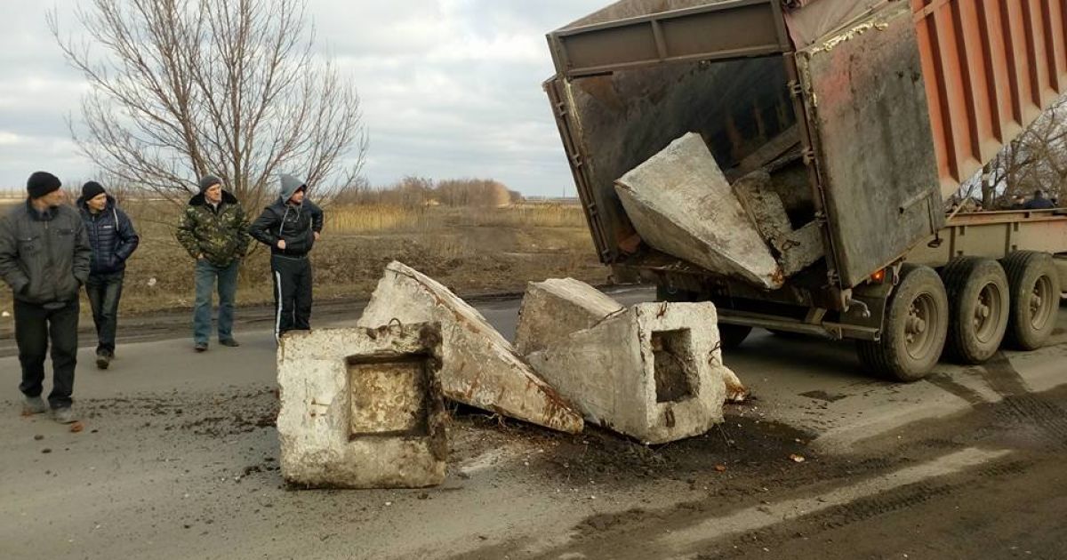 перекрили трасу Миколаївщина_4 / © Facebook/ТУТ.інфо Новий Буг