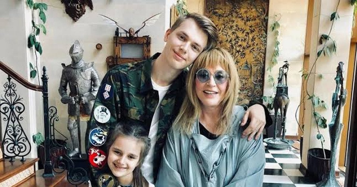 Алла Пугачова з онуками