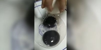 У Китаї гуска несе яйця з чорними жовтками