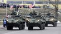 Военный парад ко Дню независимости Эстонии.