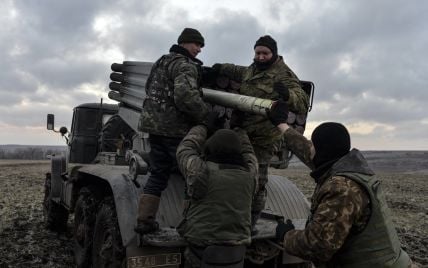 В ответ на атаки боевиков под Дебальцево работает украинская артиллерия - Генштаб