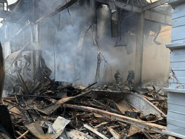 Авіаудар по Костянтинівці / Фото: Telegram начальника Донецької ОВА Вадима Філашкіна