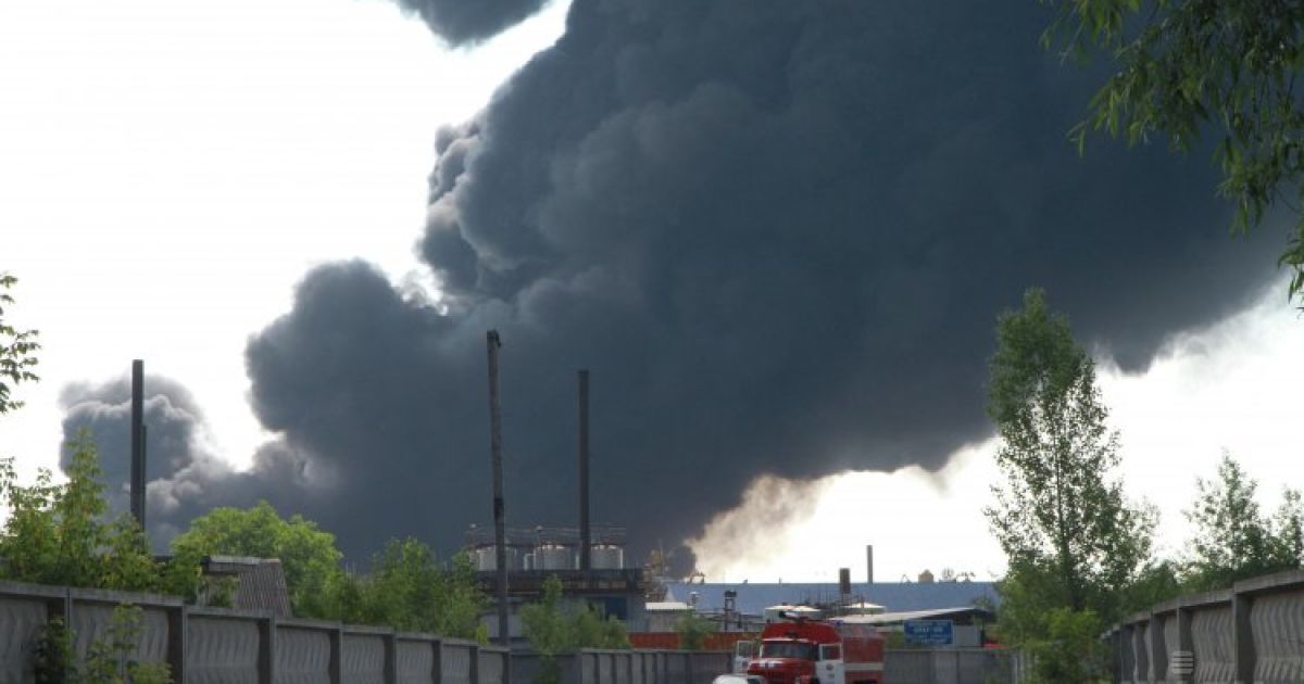 Пожарные не были обеспечены средствами для локализации пожара на нефтебазе