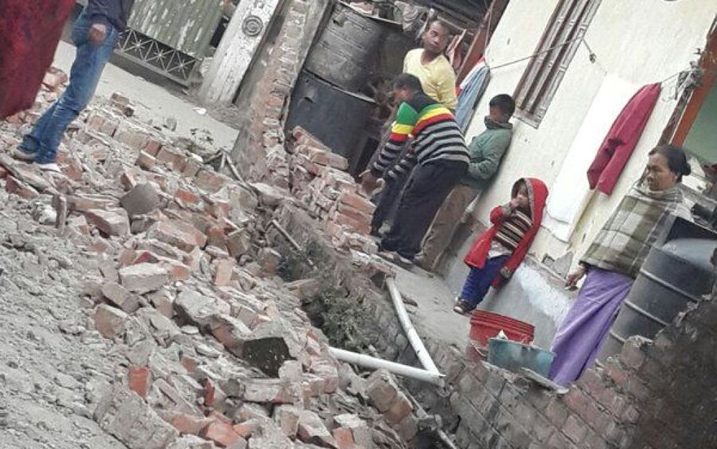 На північному сході Індії стався землетрус магнітудою 6,8 балів. / © twitter.com/RockyWahengbam