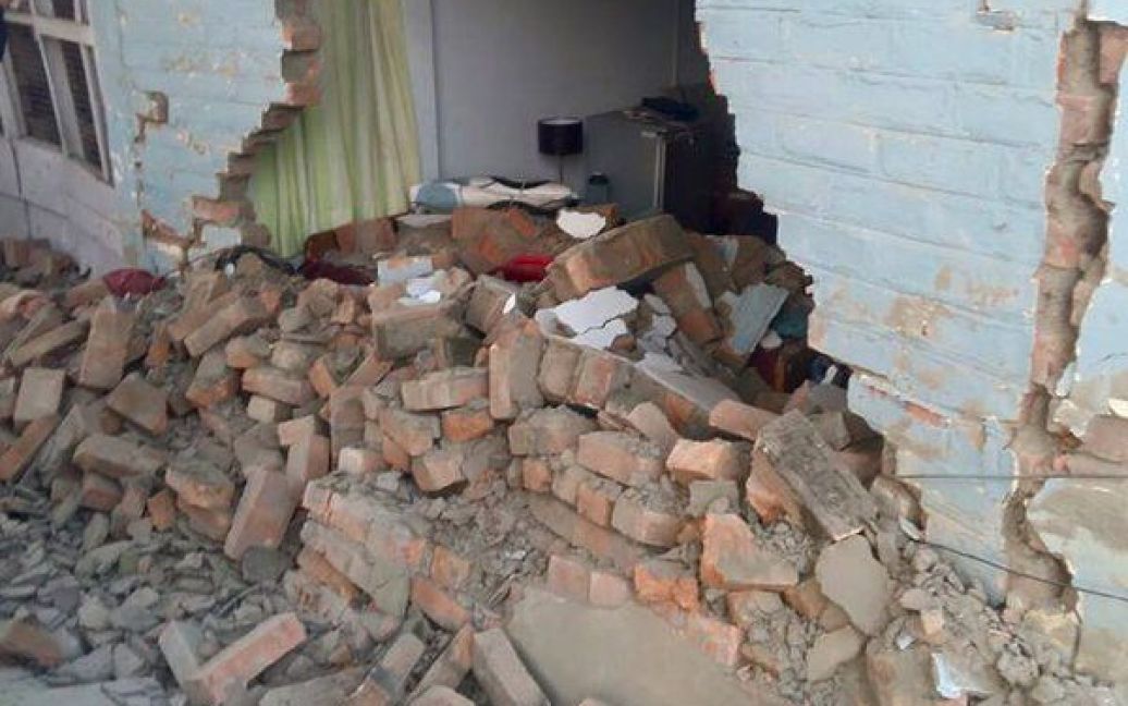 На північному сході Індії стався землетрус магнітудою 6,8 балів. / © twitter.com/RockyWahengbam