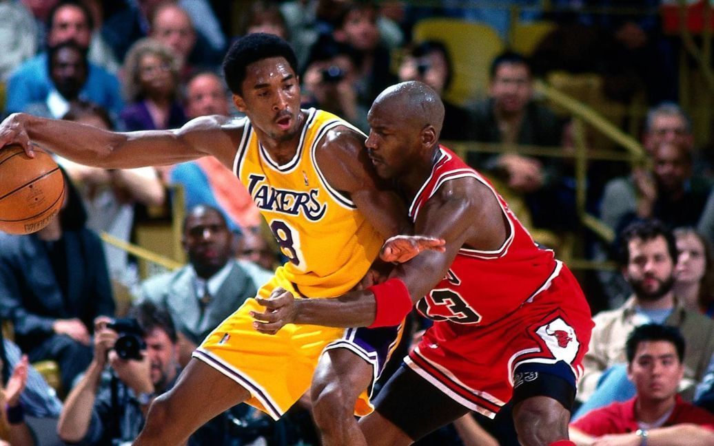 Кобі та Майкл Джордан. / © НБА