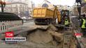 Поблизу Бесарабської площі утворилося провалля | Новини Києва