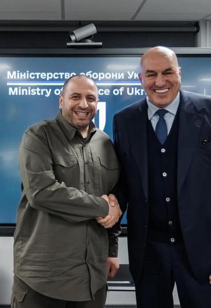 Візит міністра оборони Італії Гвідо Крозетто до Києва Фото: Рустем Умєров